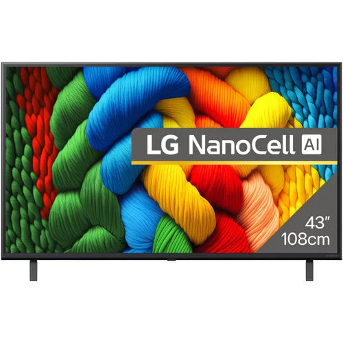 Televizor LG NanoCell 43NANO80A3B, 108 cm, Smart, 4K Ultra HD, Clasa G